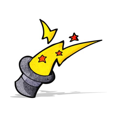 çizgi film sihirli üst şapka