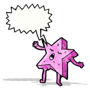 şarkı söyleyen deniz yıldızı karikatür