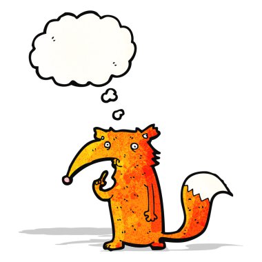 Komik tilki çizgi filmi.