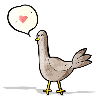 karikatür güvercin