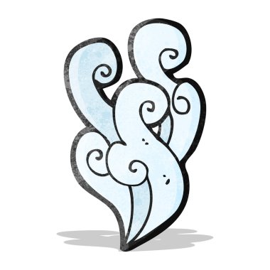 Dekoratif çizgi film su desen