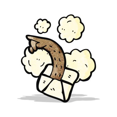 işaret eden bir ele gelen zarf