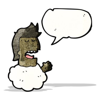 bulutlar karikatür adamı kafasından