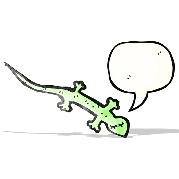 Desenho animado lagarto bonito — Vetor de Stock