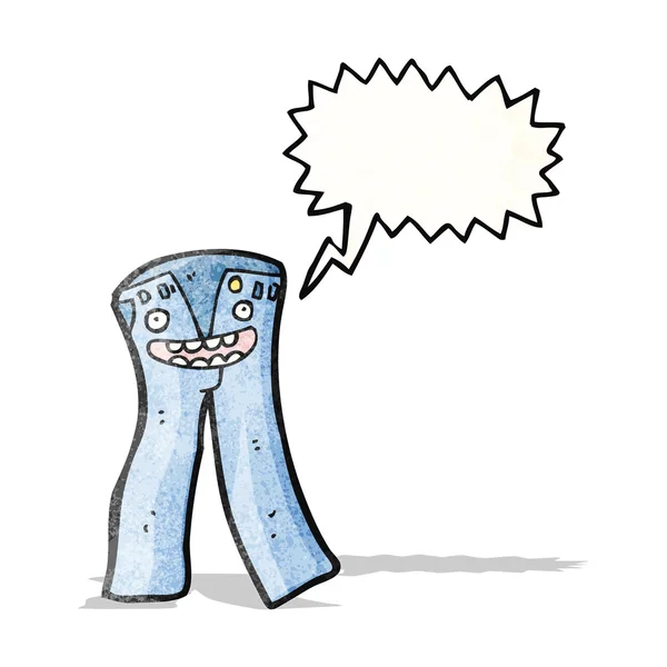 Cartoon-Jeans — Stockvektor