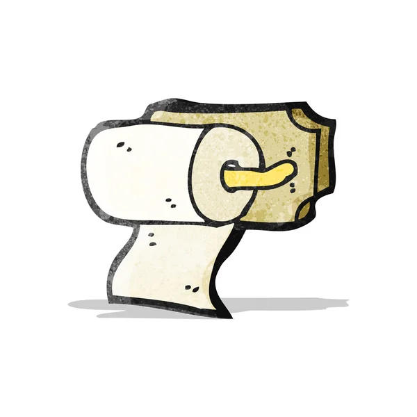 Loo roll houder cartoon — Stockvector