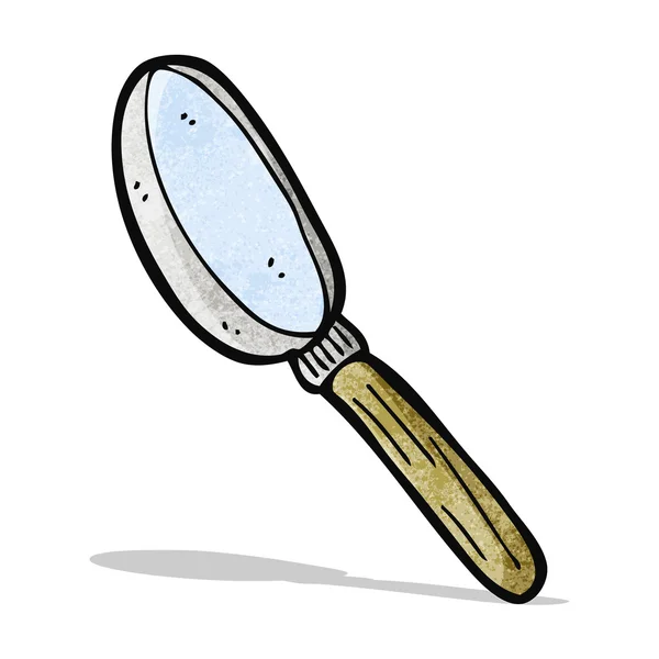 Cartoon magnifying glass — Stock Vector