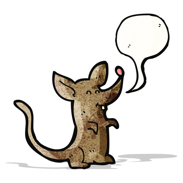 Souris de dessin animé mignon — Image vectorielle