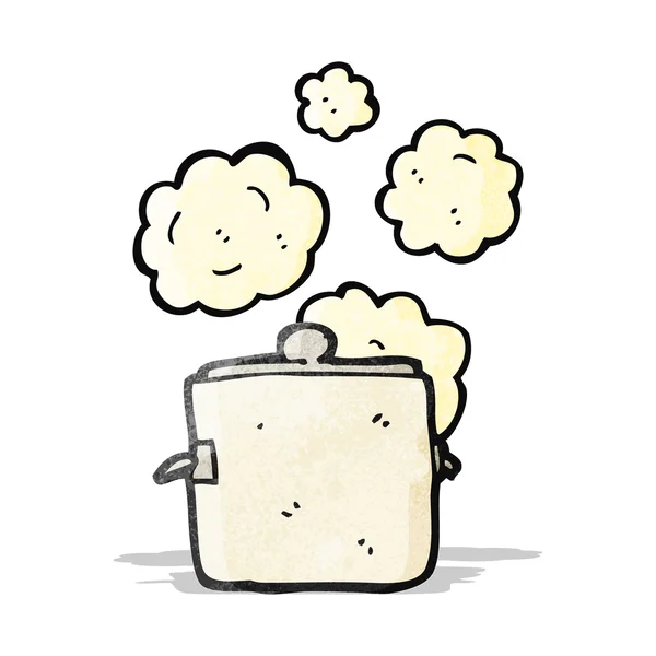 Heiße Küchentopf Karikatur — Stockvektor