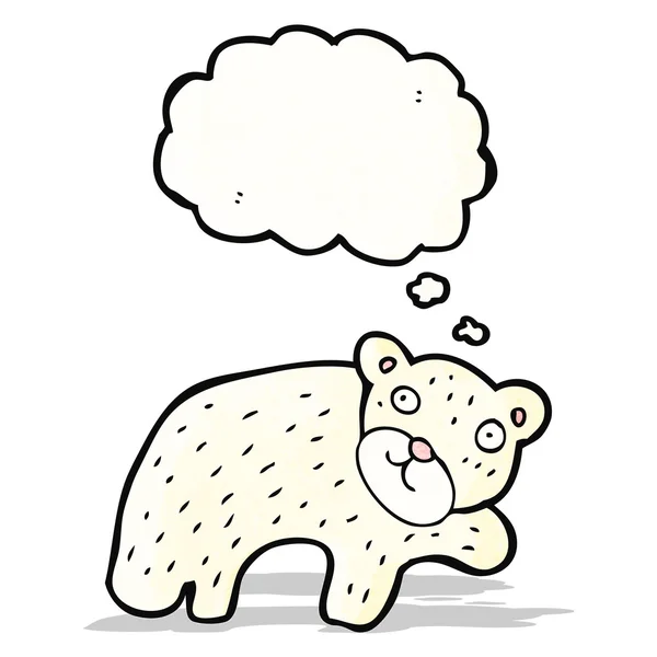 Cartoon polar bear — Stockvector