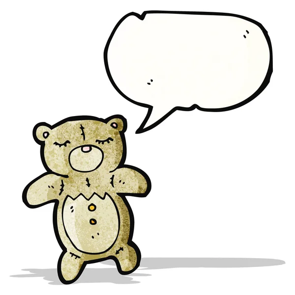 Карикатура на плюшевого медведя — стоковый вектор