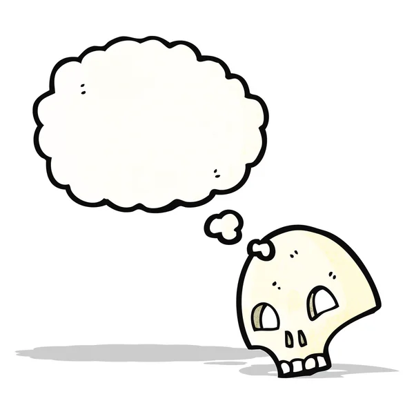 Skull cartoon-symbool — Stockvector