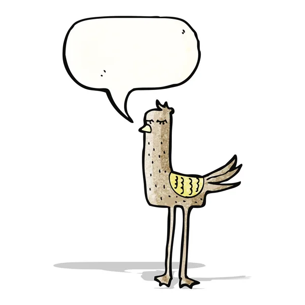 Karikatür kuş — Stok Vektör