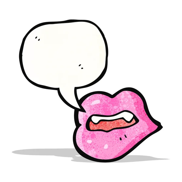 Sexy Cartoon Lippen — Stockvektor
