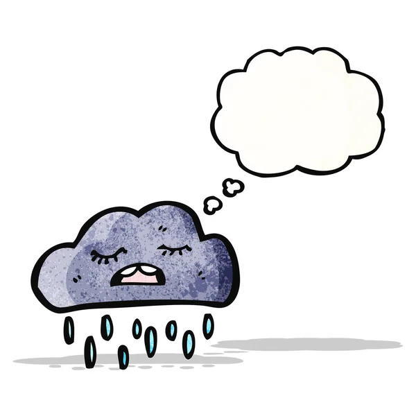 Cartoon raincloud — Stockvector