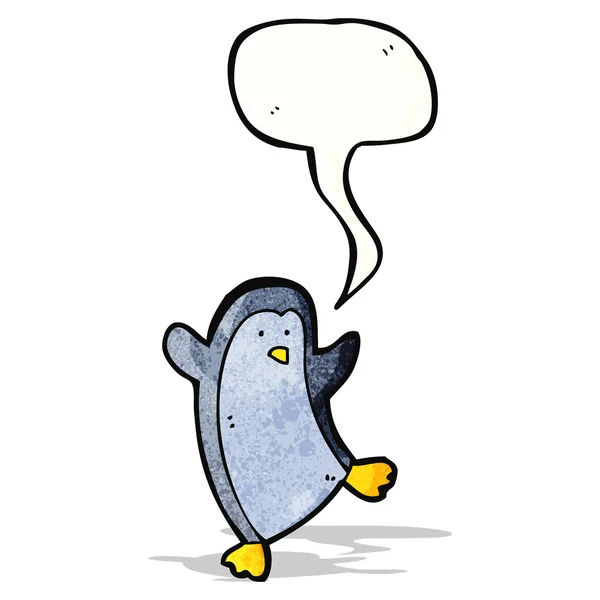 Dessin animé pingouin — Image vectorielle