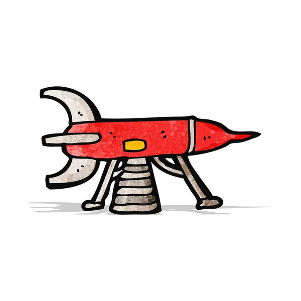 Cartoon rocket — Stock Vector