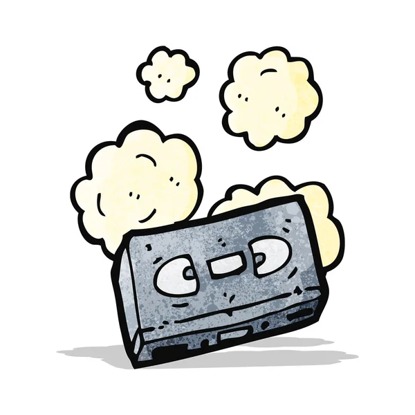 Vecchio cartone animato videocassetta — Vettoriale Stock