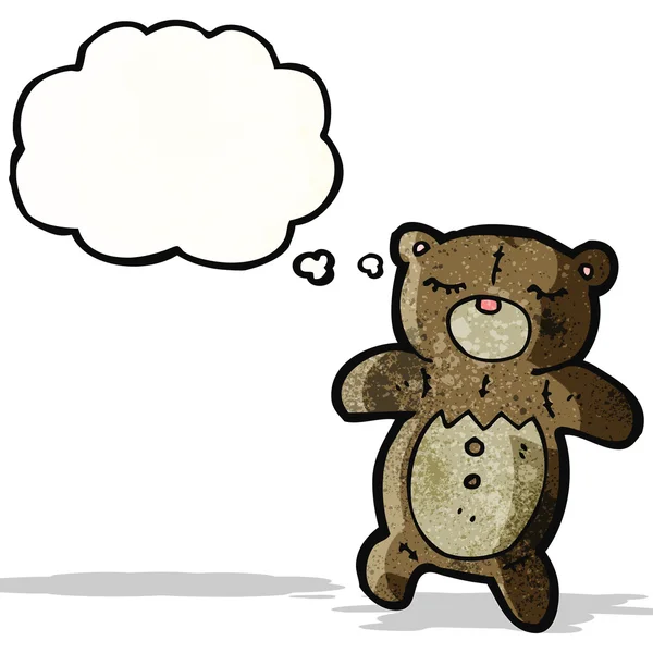 Cute cartoon teddy bear — Stock Vector