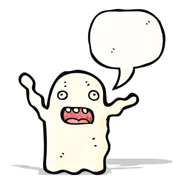 Spooky ghost cartoon — Stock vektor