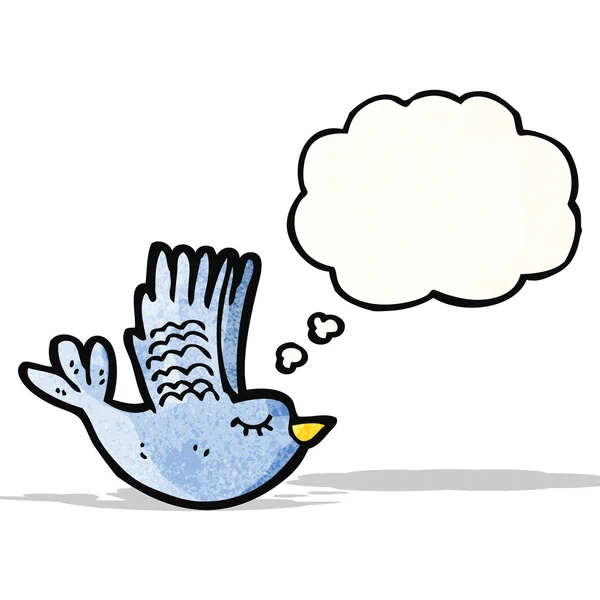 Cartoon-fliegender Vogel — Stockvektor