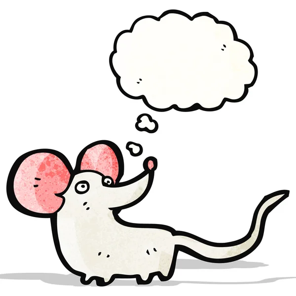 Pequeño ratón de dibujos animados — Vector de stock