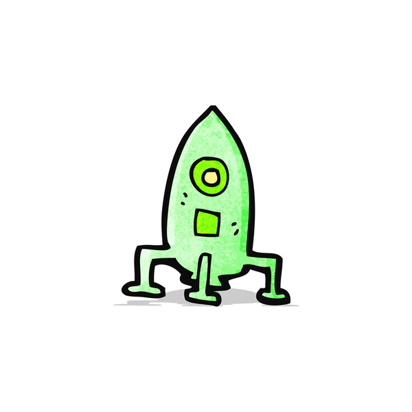 Cartoon little rocket — Stock Vector