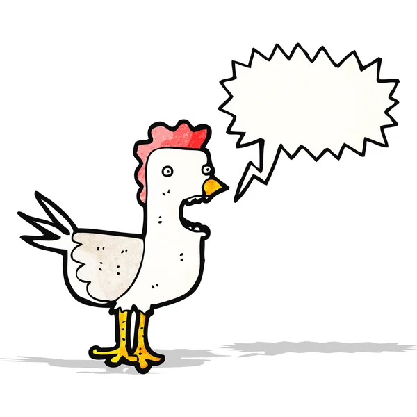 漫画の鶏 — ストックベクタ