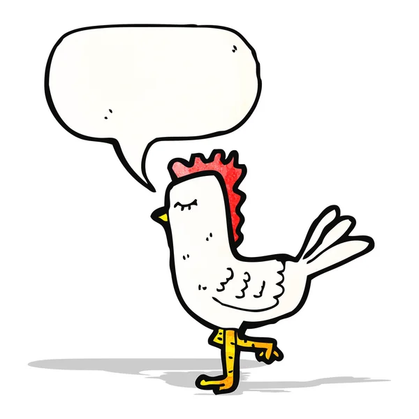 Karikatür tavuk — Stok Vektör