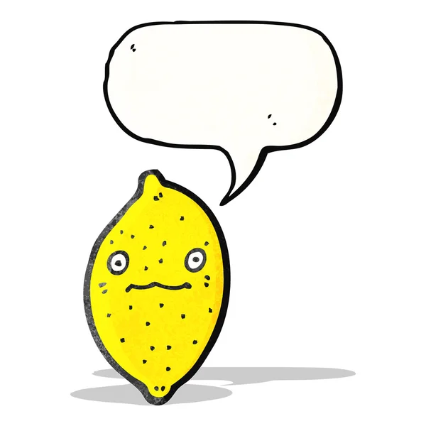 Karikatür limon — Stok Vektör
