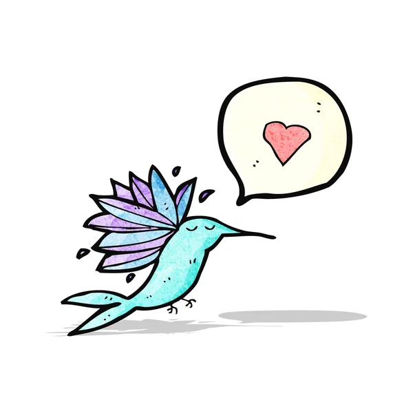 Cartoon hummingbird — Stock vektor