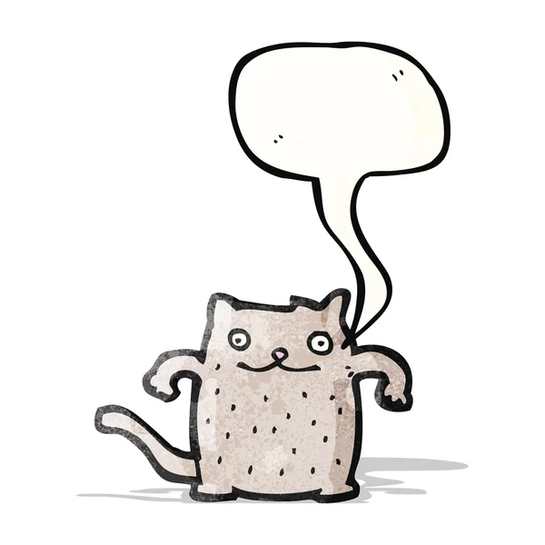 Drôle dessin animé chat — Image vectorielle