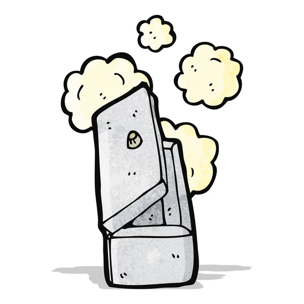 Alter Cartoon Safe — Stockvektor