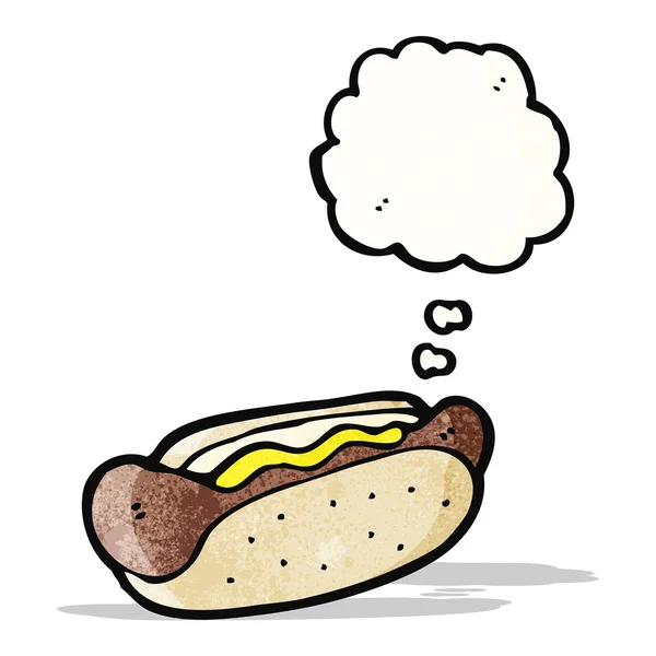 Hotdog dessin animé — Image vectorielle
