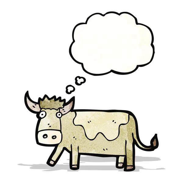 Vaca de desenho animado — Vetor de Stock
