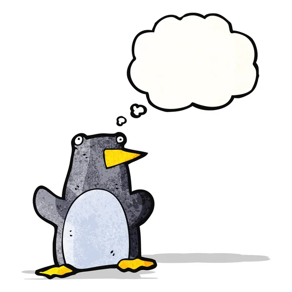 Lustiger Cartoon-Pinguin — Stockvektor