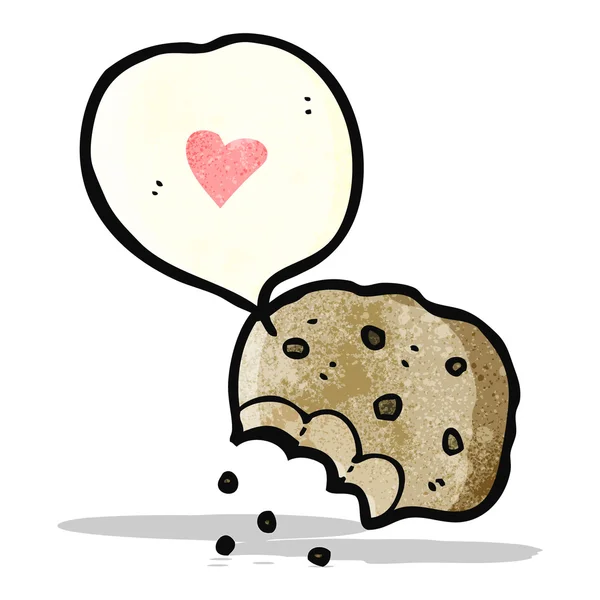 Amo i biscotti cartone animato — Vettoriale Stock