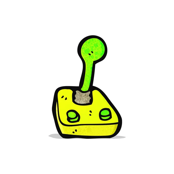 Joystick de computadora de dibujos animados — Vector de stock