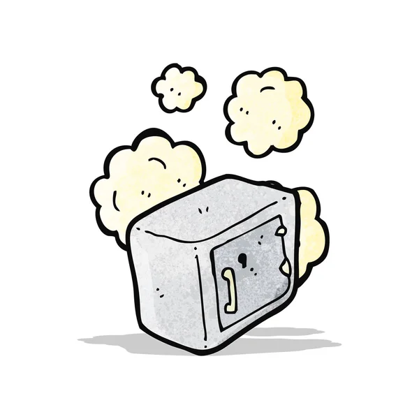 Cartoon alter Banksafe — Stockvektor