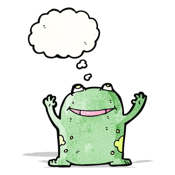 Cartoon frog — ストックベクタ