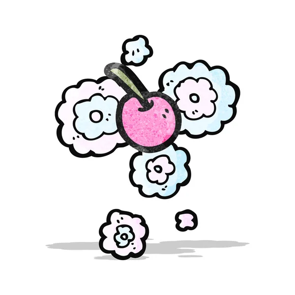 Cereza de dibujos animados — Vector de stock