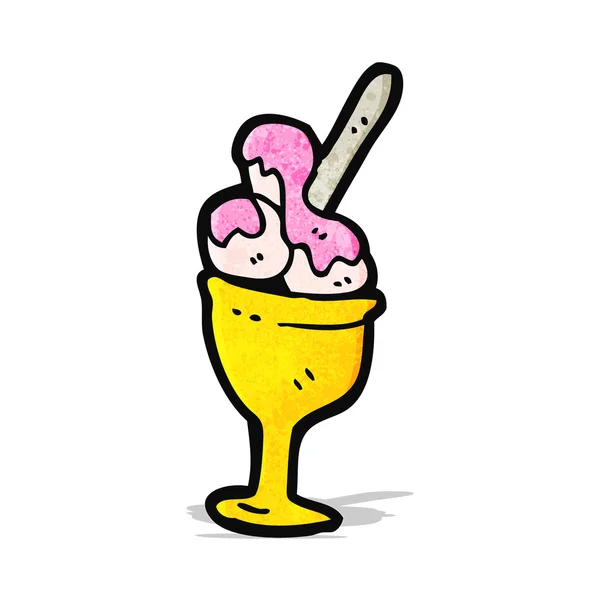 Crème glacée dessin animé — Image vectorielle