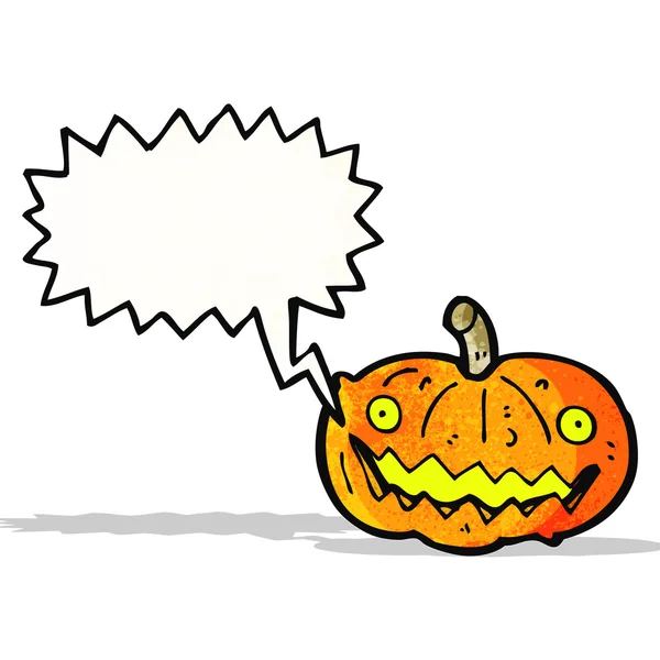 Cartoon halloween pumpkin — Stock Vector
