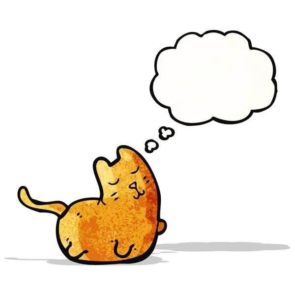 脂肪漫画猫 — ストックベクタ