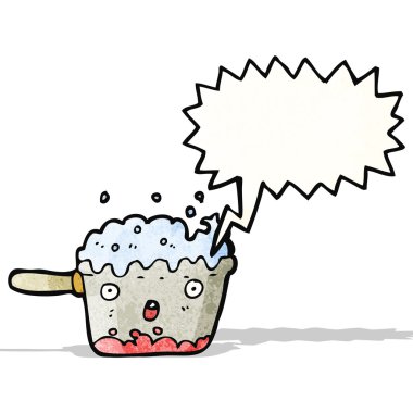 kabarcıklanma mutfak pan çizgi film karakteri