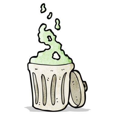 eski çöp karikatür