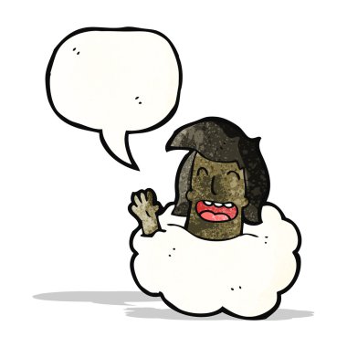 bulutlar karikatür adamı kafasından