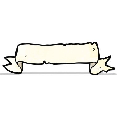 Dekoratif kaydırma karikatür