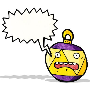 çılgın bağıran Noel dekorasyon