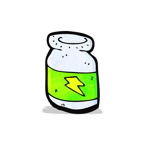 Bottle of pills cartoon — Stock Vector